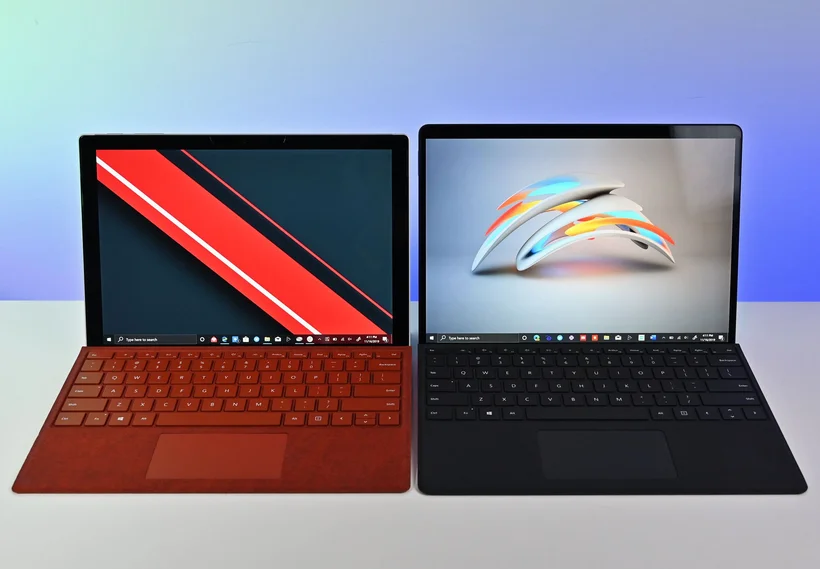 Comparación de Surface Pro X vs Surface Pro 7
