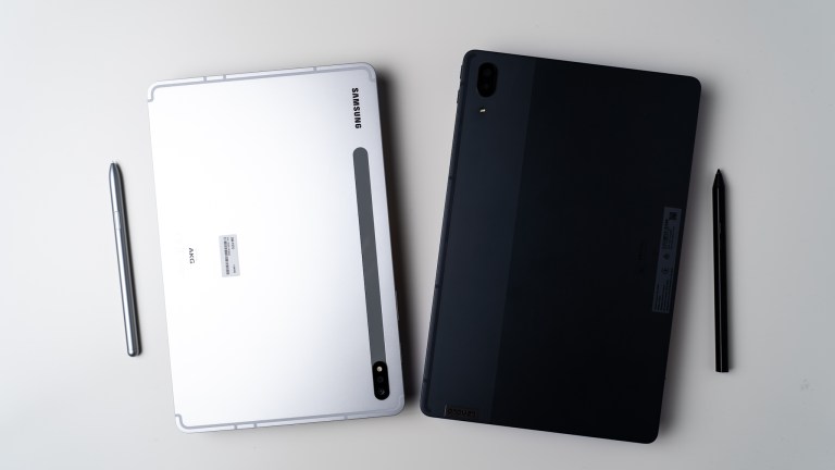 Lenovo Tab P11 Pro frente a Samsung Galaxy Tab s7 diseño