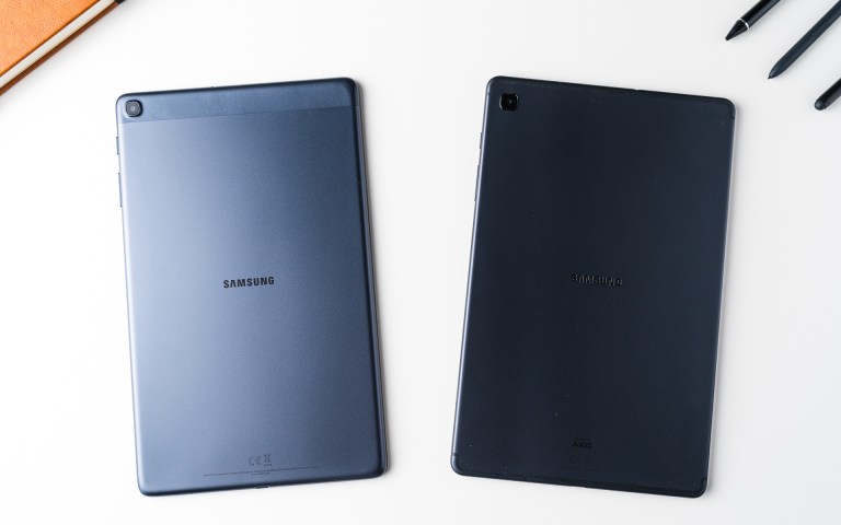 Samsung Galaxy Tab S6 Lite y Galaxy Tab A 10.1 Diseño