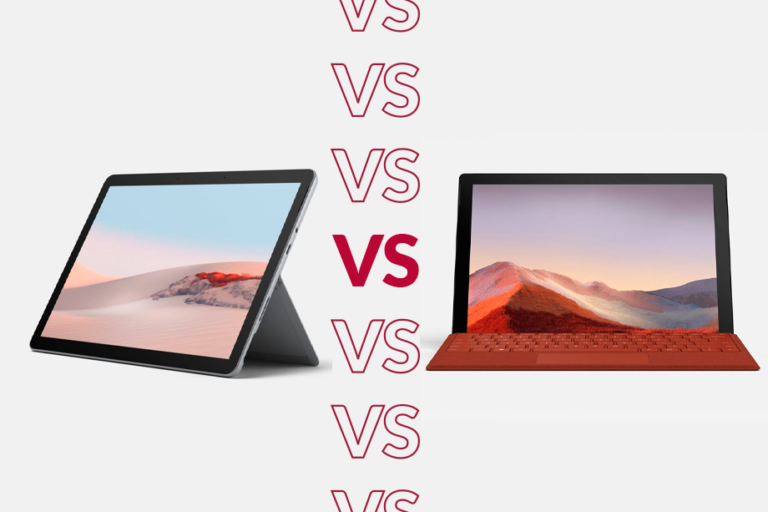 Surface Go 3 vs Surface Pro 7