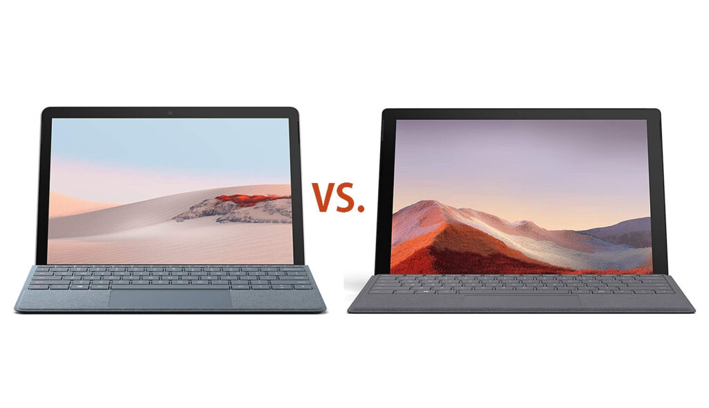 Surface Go 3 vs Surface Pro 7 caracteristicas