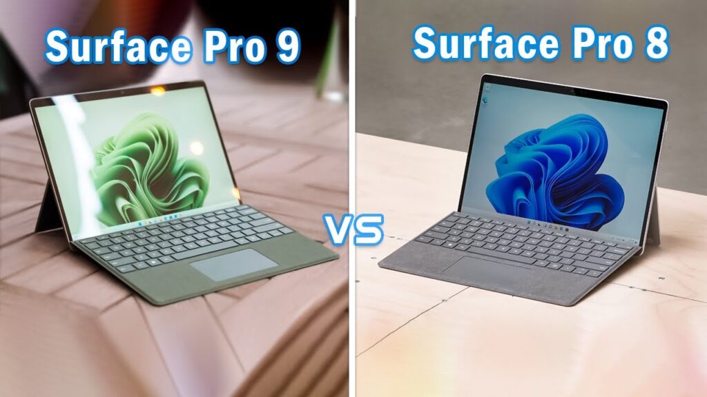 Surface Pro 9 vs Surface Pro 8 accesorios