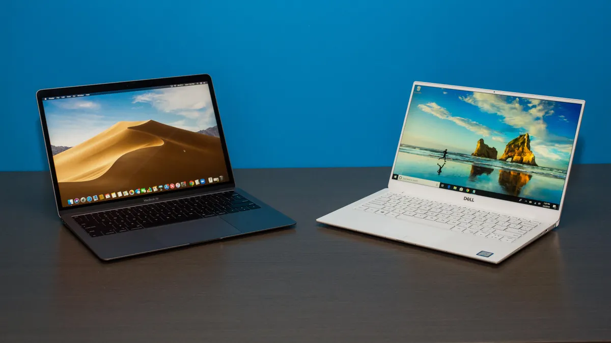 Comparación Dell XPS 13 vs MacBook Air