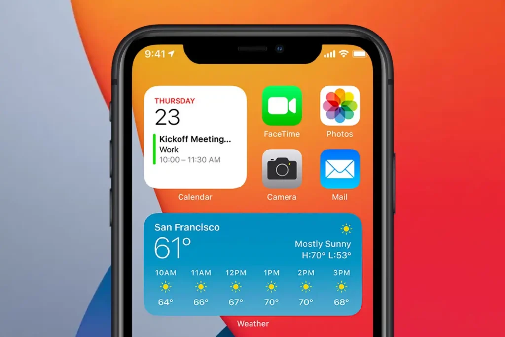 Cómo usar los widgets del iPhone