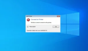 Una guía para el código de error 0x0000011b