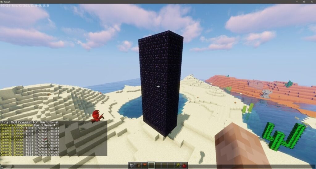 Cómo solucionar el error 1281 de Minecraft OpenGL