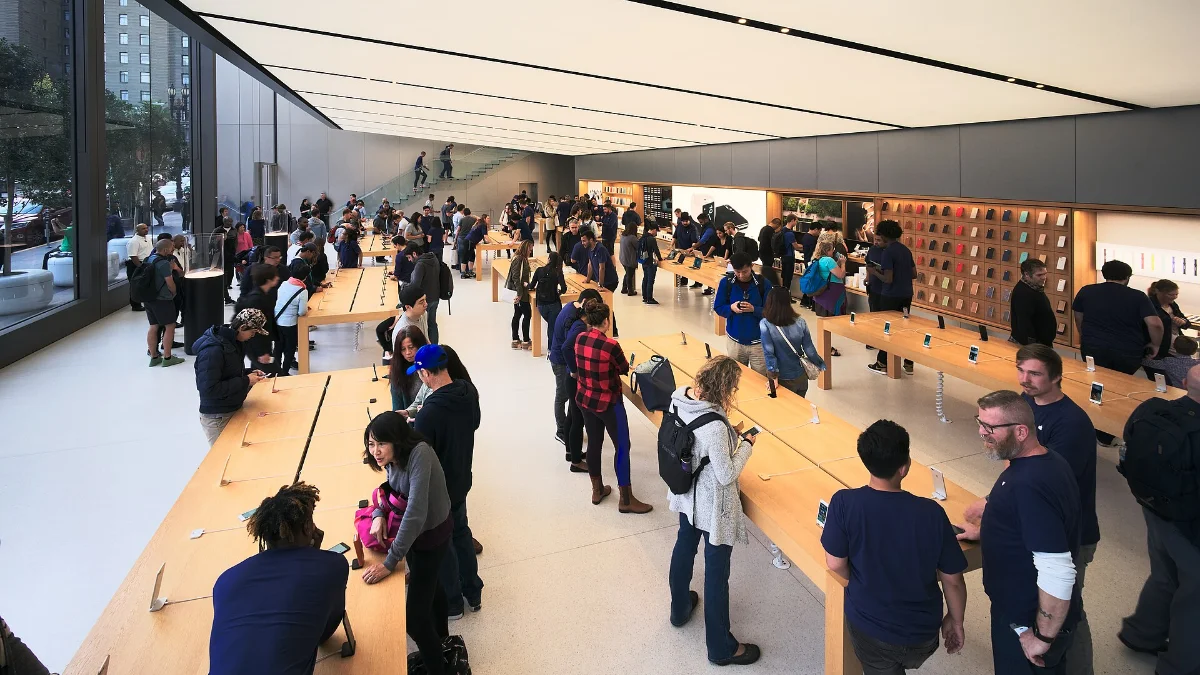 Interior de una Apple Store