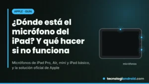 Dónde está el micrófono del iPad