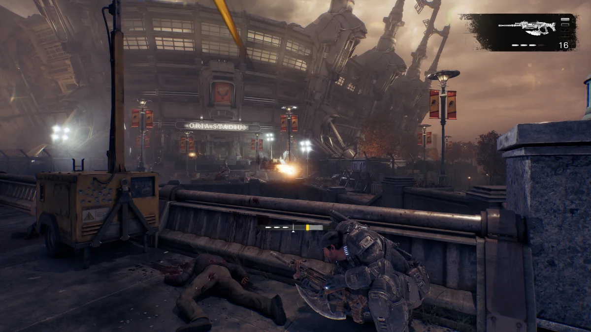 Captura oficial del escuadrón protagonista de Gears of War: E-Day