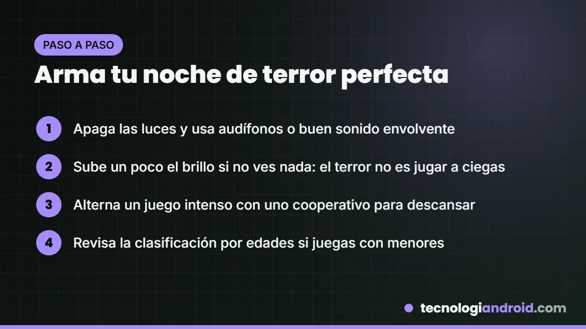 Cómo preparar una noche de juegos de terror en Halloween