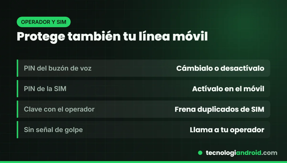 Cómo proteger la línea móvil y la SIM para evitar el robo de WhatsApp