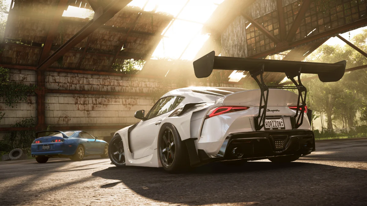 Captura oficial de Forza Horizon 5, uno de los juegos usados por ASUS para medir el rendimiento de la ROG Xbox Ally