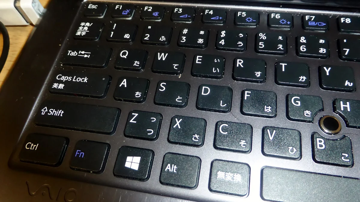 Tecla de Windows en un portátil