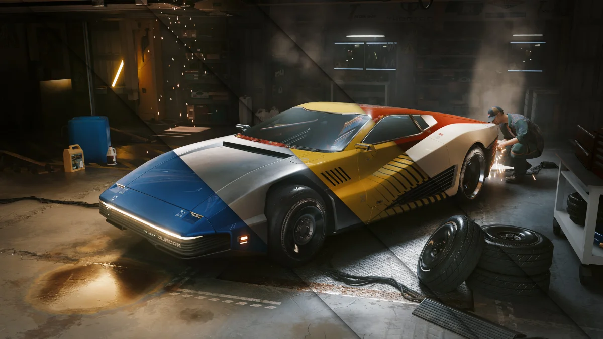 Captura de Cyberpunk 2077, un buen juego para comprobar la estabilidad del undervolt
